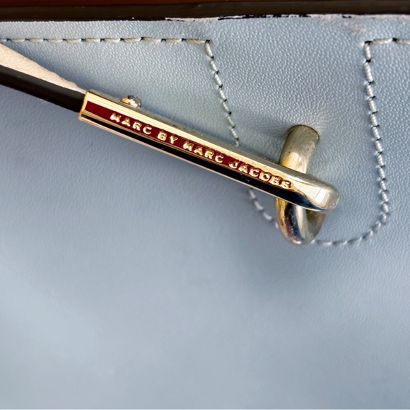 Marc by Marc Jabobs Ligero Tote Bag Light Blue Taupe - Picture 5 of 10